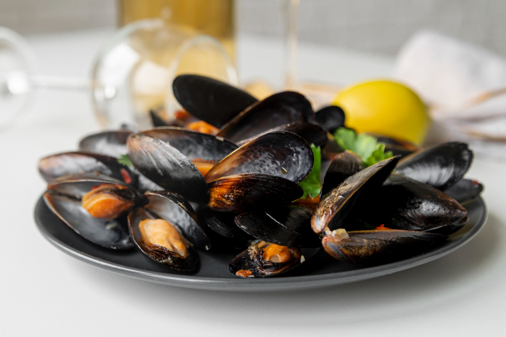 Plato de mejillones