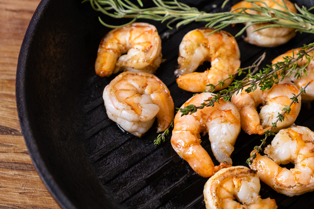 Gambas frescas